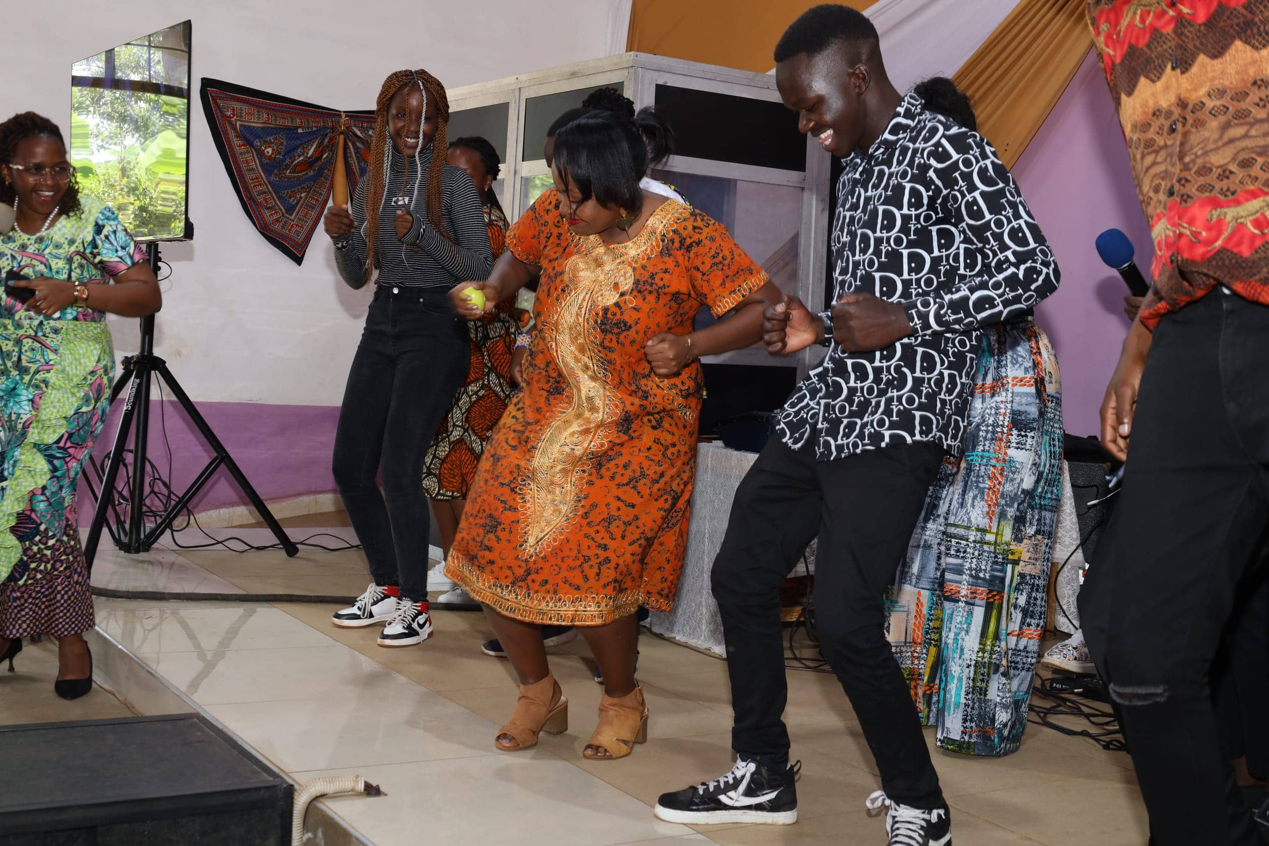 Praise and worship at Abundant Life Family Chapel